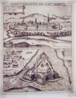 Veduta Košíc, Košice (1664)