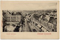 Vajanského ulica z výšky, bez popisu, Lučenec (1904)