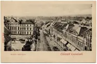 Vajanského ulica z výšky, bez popisu, Lučenec (1904)