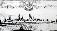Prešovské hradby z východu (1750)