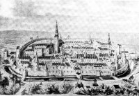 Prešovské hradby zo západu (1686)