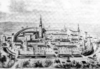 Prešovské hradby zo západu (1686)