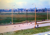 Preteky motokár na sídlisku Sekčov, Prešov (1985)