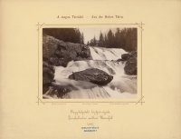 Stredný vodopád Veľkého Studeného potoka, Vysoké Tatry (1890)