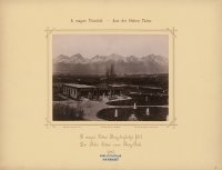 Vysoké Tatry z Huszovho parku (1887)