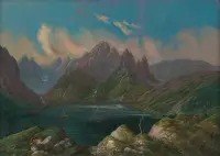 Popradské pleso, Vysoké Tatry (1886)