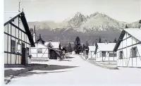Vojenské baraky v Tatranských Matliaroch, Vysoké Tatry (1917)