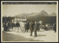Terasa hotela pri Štrbskom Plese, Vysoké Tatry (1916)
