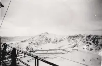 Pohľad z Lomnického štítu, Vysoké Tatry (1945)