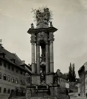 Morový stĺp na námestí, Banská Štiavnica (1930-1949)