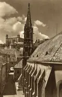 Dóm sv. Martina a hrad v pozadí, Bratislava (1930-1949)