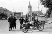 Hlavná ulica a Konkatedrála sv. Mikuláša, Prešov (1956)