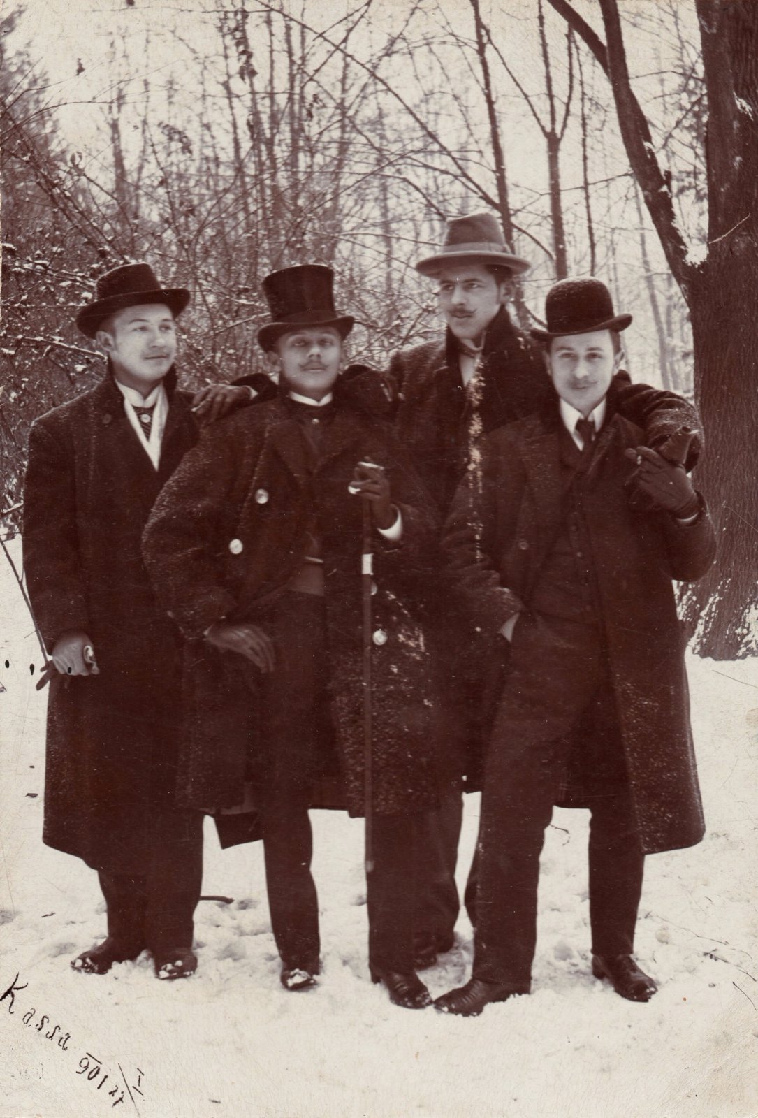 Ľudia v uliciach mesta, Košice (1901)