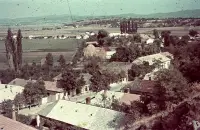 Pohľad z Kalvárie na Koháryho ulicu, Levice (1939)