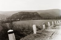 Pohľad na hradný vrch od Rudníka, Jasov (1939)