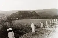 Pohľad na hradný vrch od Rudníka, Jasov (1939)