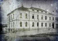 Hlavná ulica, kráľovský okresný súd, Moldava nad Bodvou (1906)