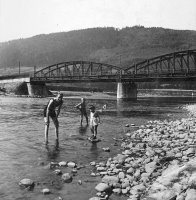 Železničný most cez Hron pri Šášovskom Podhradí, Ladomerská Vieska (1926)