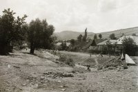Dolinský potok v centre obce, Kluknava (1936)