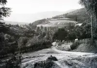Pohľad na rímskokatolícky kostol, Prakovce (1931)