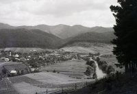 Pohľad na obec a Hron, Medzibrod (1930)