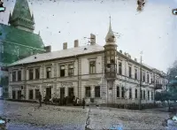 Hotel Hungária a kostol sv. Egídia, Bardejov (1912)