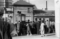 Štefánikova trieda pri Štúrovej ulici, Nitra (1956)
