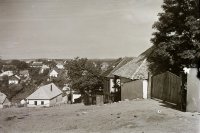Pohľad na obec od reformovaného kostola, Silica (1940)