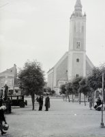 Hlavné námestie, reformovaný kostol, Rimavská Sobota (1939)