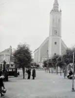 Hlavné námestie, reformovaný kostol, Rimavská Sobota (1939)