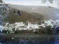 Pohľad na kúpeľné mesto, Trenčianske Teplice (1911)
