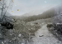 Pohľad zo Javorovej doliny smerom ku Kopskému sedlu, Vysoké Tatry (1913)