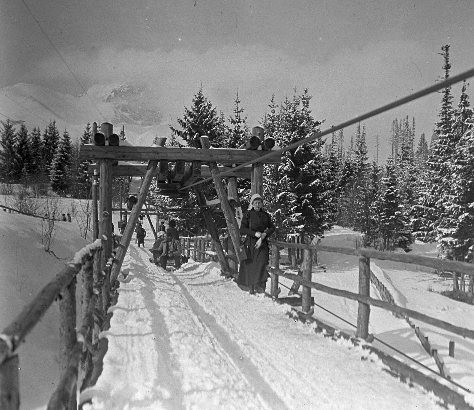 Sánkarský vlek, Vysoké Tatry (1917)
