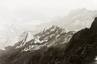 Pohľad zo sedla na sever, Vysoké Tatry (1939)