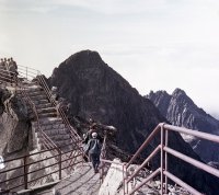 Pohľad na Lastovičiu vežu, Vysoké Tatry (1965)