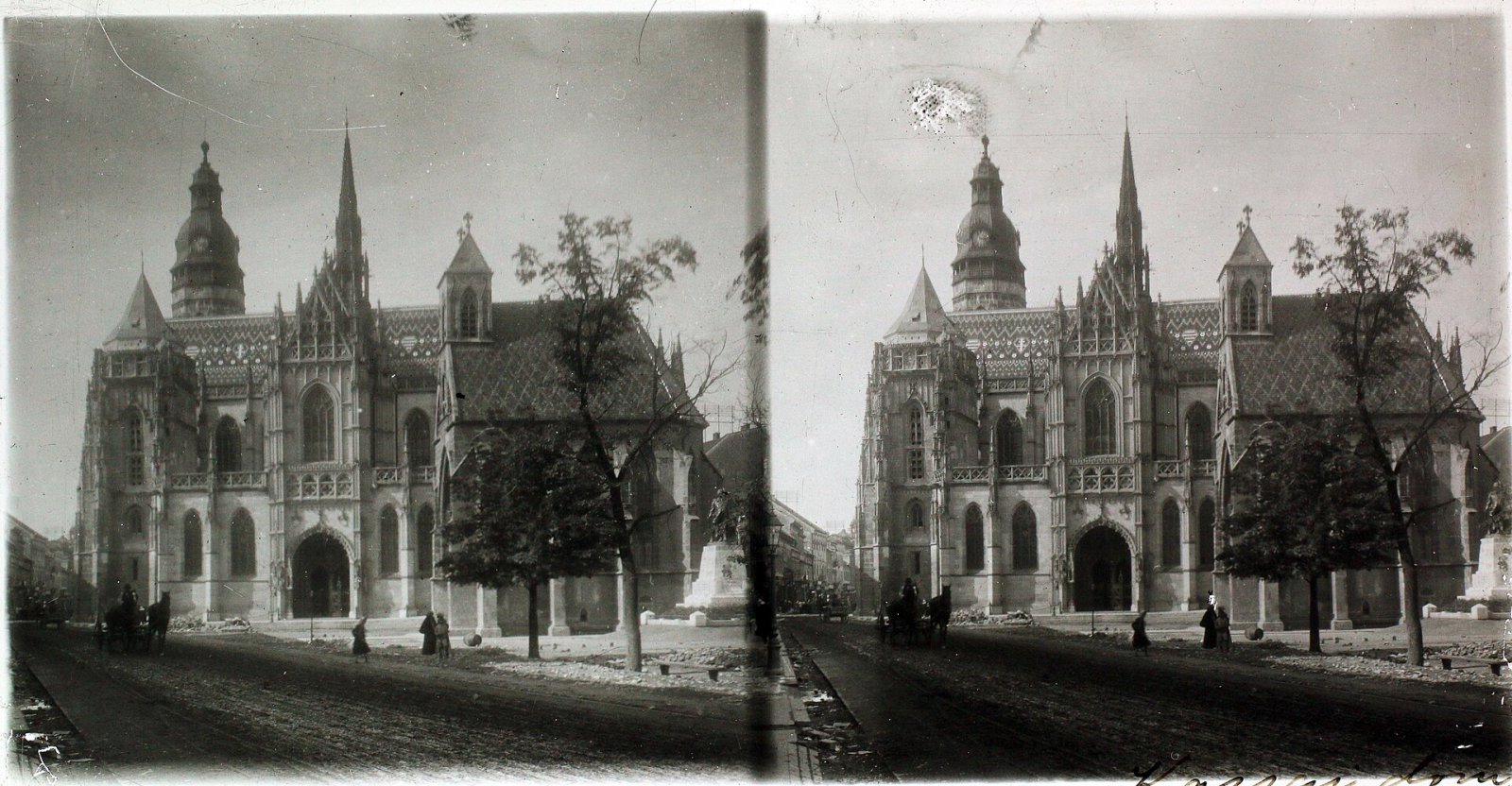 Hlavná ulica, Dóm sv. Alžbety a kaplnka sv. Michala, Košice (1910)