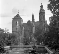 Hlavné námestie, Dóm sv. Alžbety a Urbanova veža, Košice (1959)