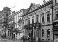 Hlavná ulica a stará radnica, Košice (1967)