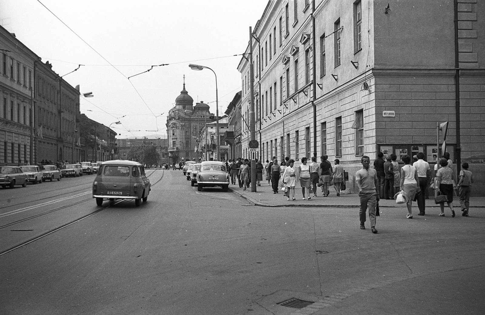 Hlavná ulica, budova Východoslovenského múzea, Košice (1972)