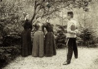 Pohľad na obec, Čachtice (1900)
