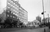 Námestie SNP s pohľadom na Dunajskú ulicu, Bratislava (1959)