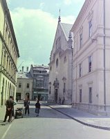 Hlavné námestie, evanjelické kolégium a evanjelický kostol, Prešov (1958)