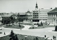 Námestie legionárov a hotel Dukla, Prešov (1964)