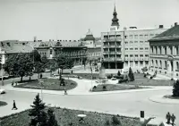 Námestie legionárov a hotel Dukla, Prešov (1964)