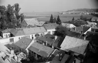 Pohľad z Kalvárie na Kohárovu ulicu, Levice (1939)